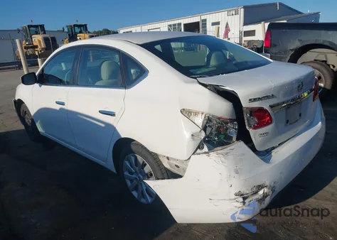 2015 Nissan Sentra S/Sv/Sr/Sl from USA, damaged, VIN 3N1AB7AP5FY325053